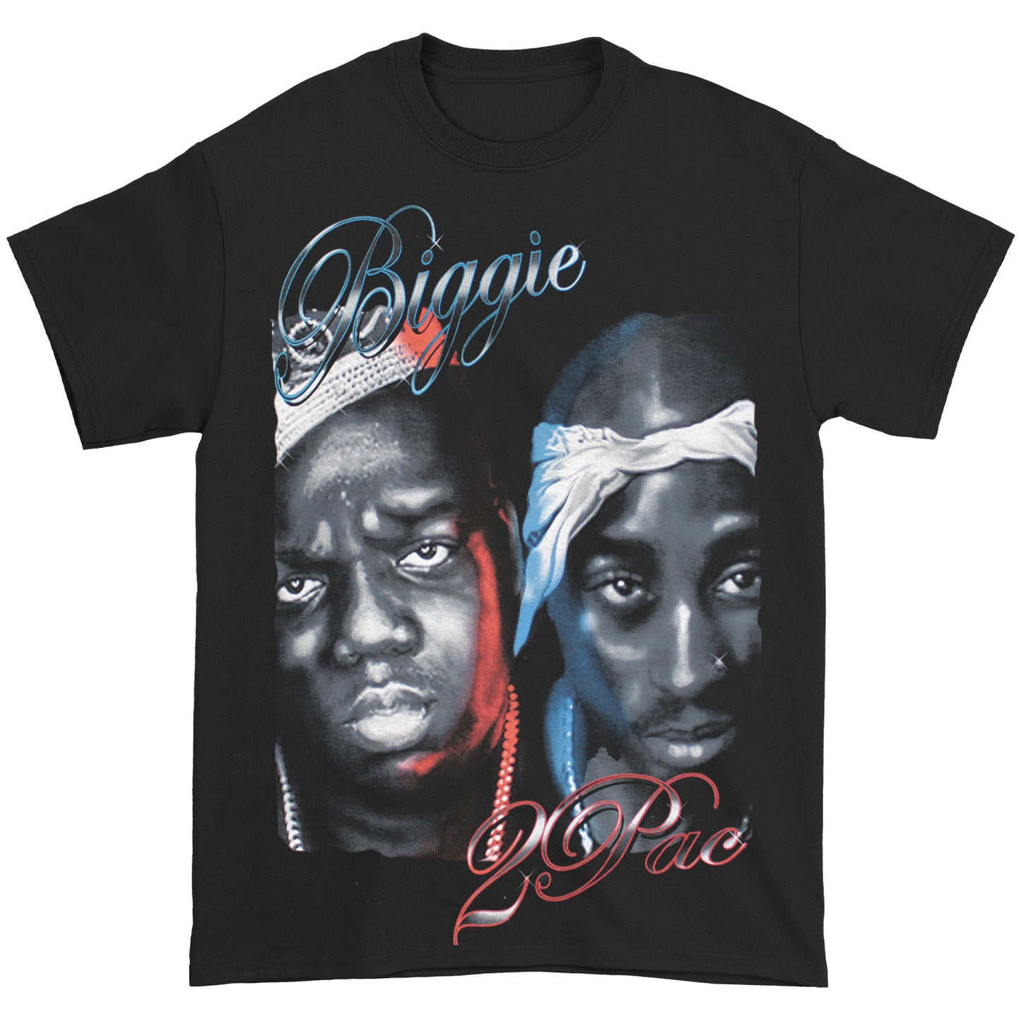 Notorious B.I.G. Biggie 2Pac T-shirt Front