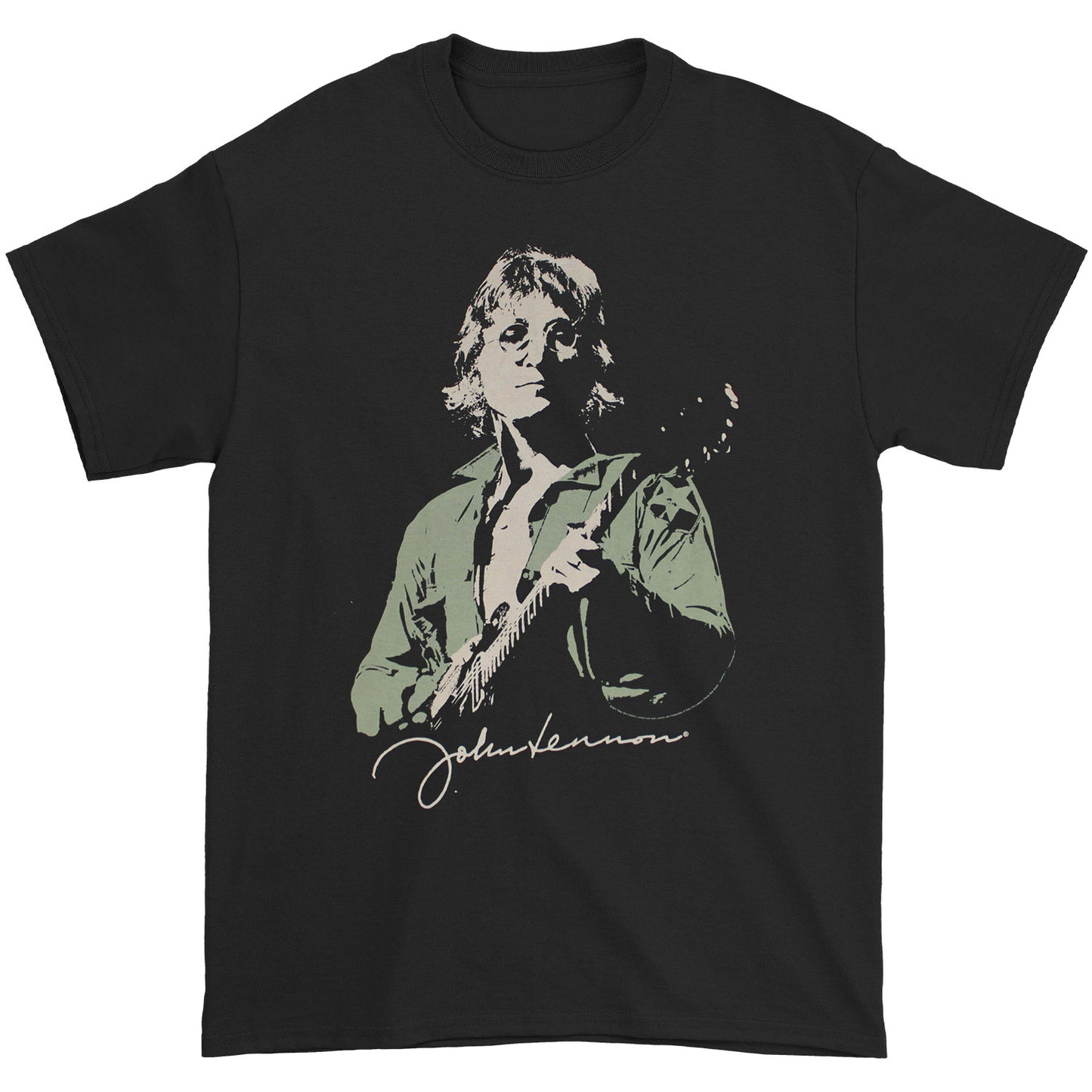 John Lennon Signed Lennon T-shirt Front
