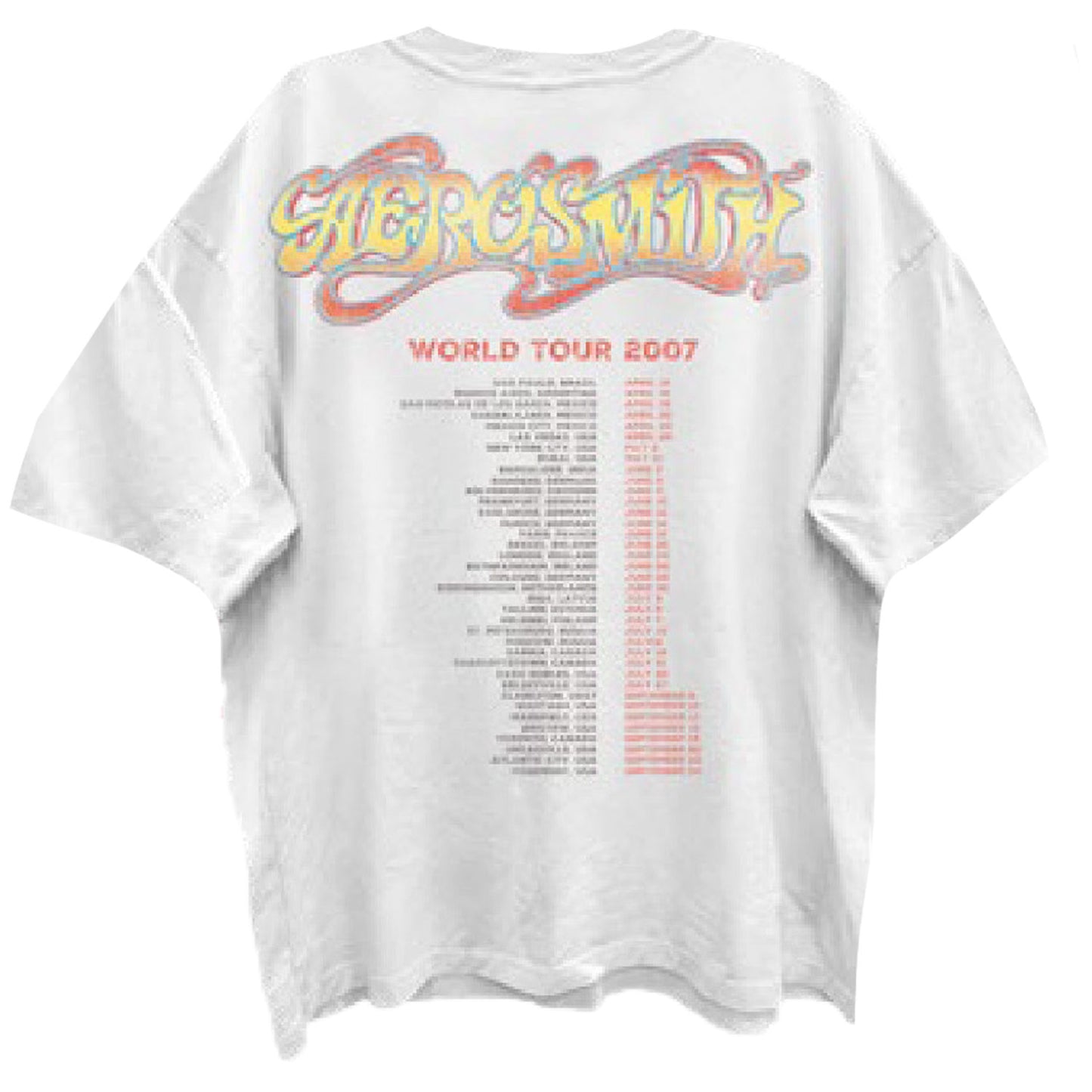Aerosmith Dream On Triangle Vintage T-shirt Back