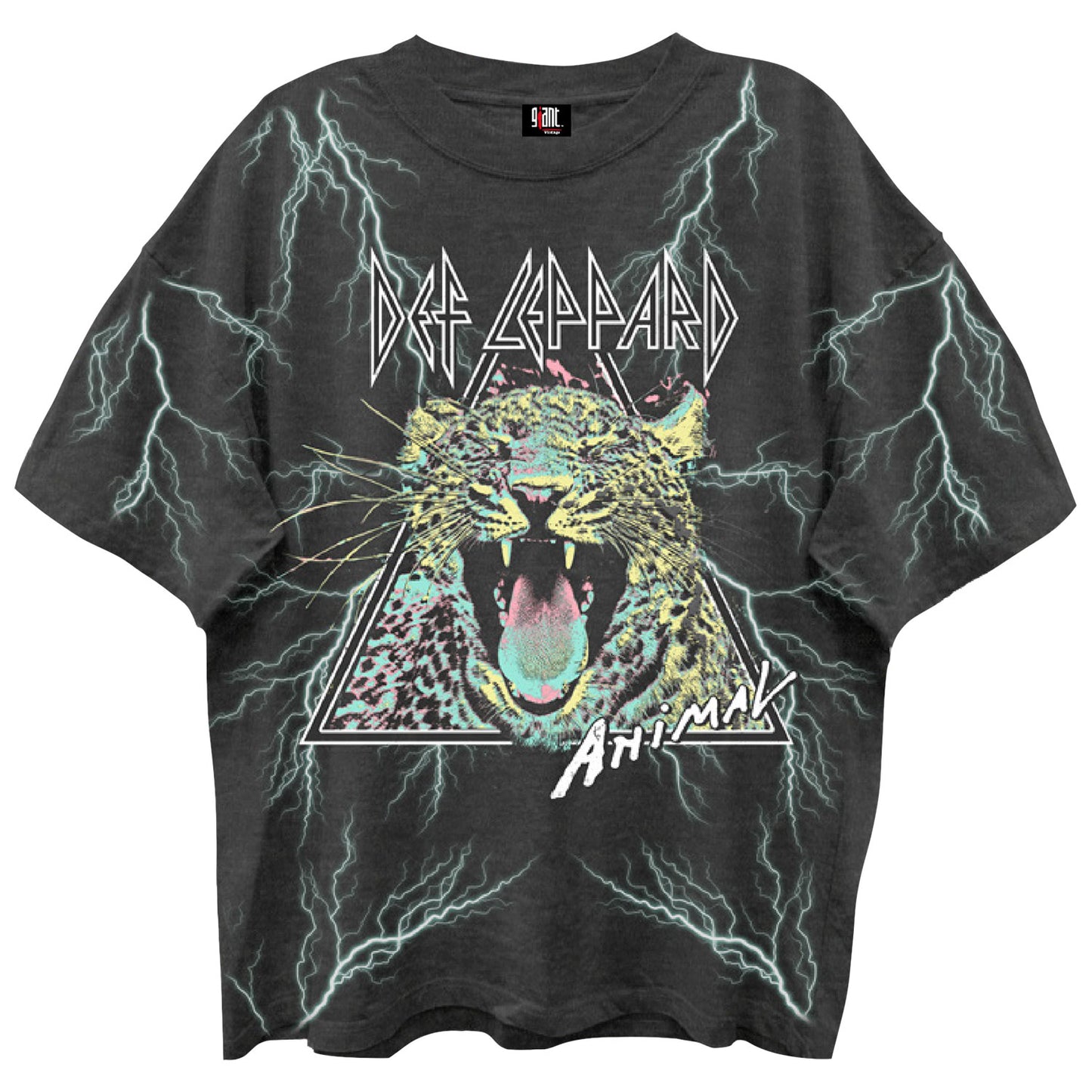 Def Leppard Animal Front Vintage T-shirt Front