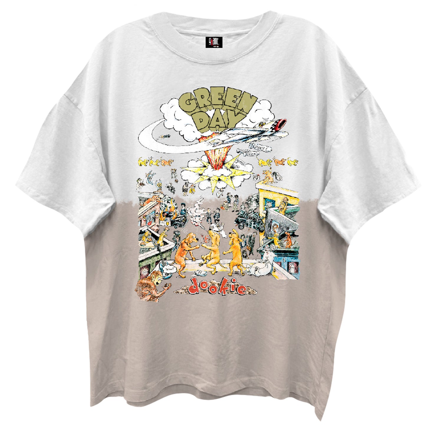 Green Day Dookie Scene Vintage T-shirt Front