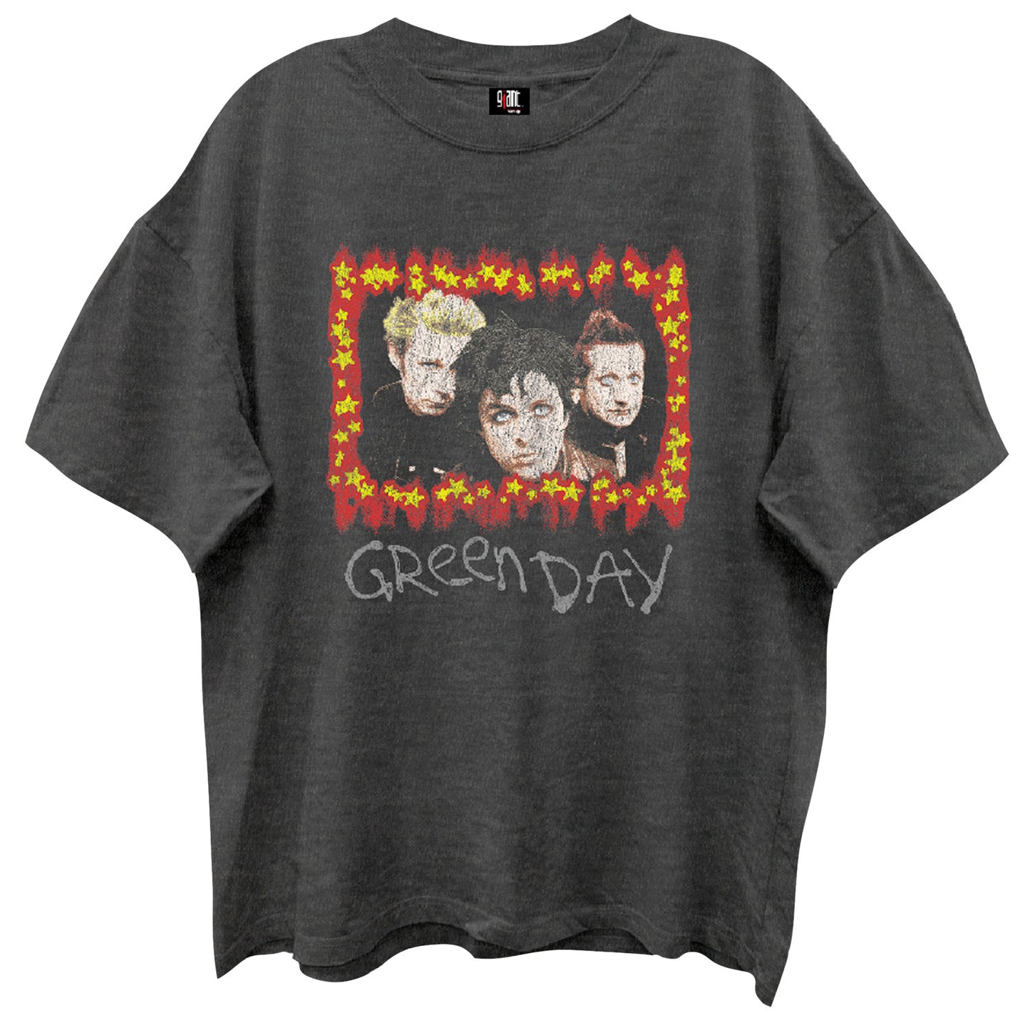 Green Day Star Group Vintage T-shirt Front