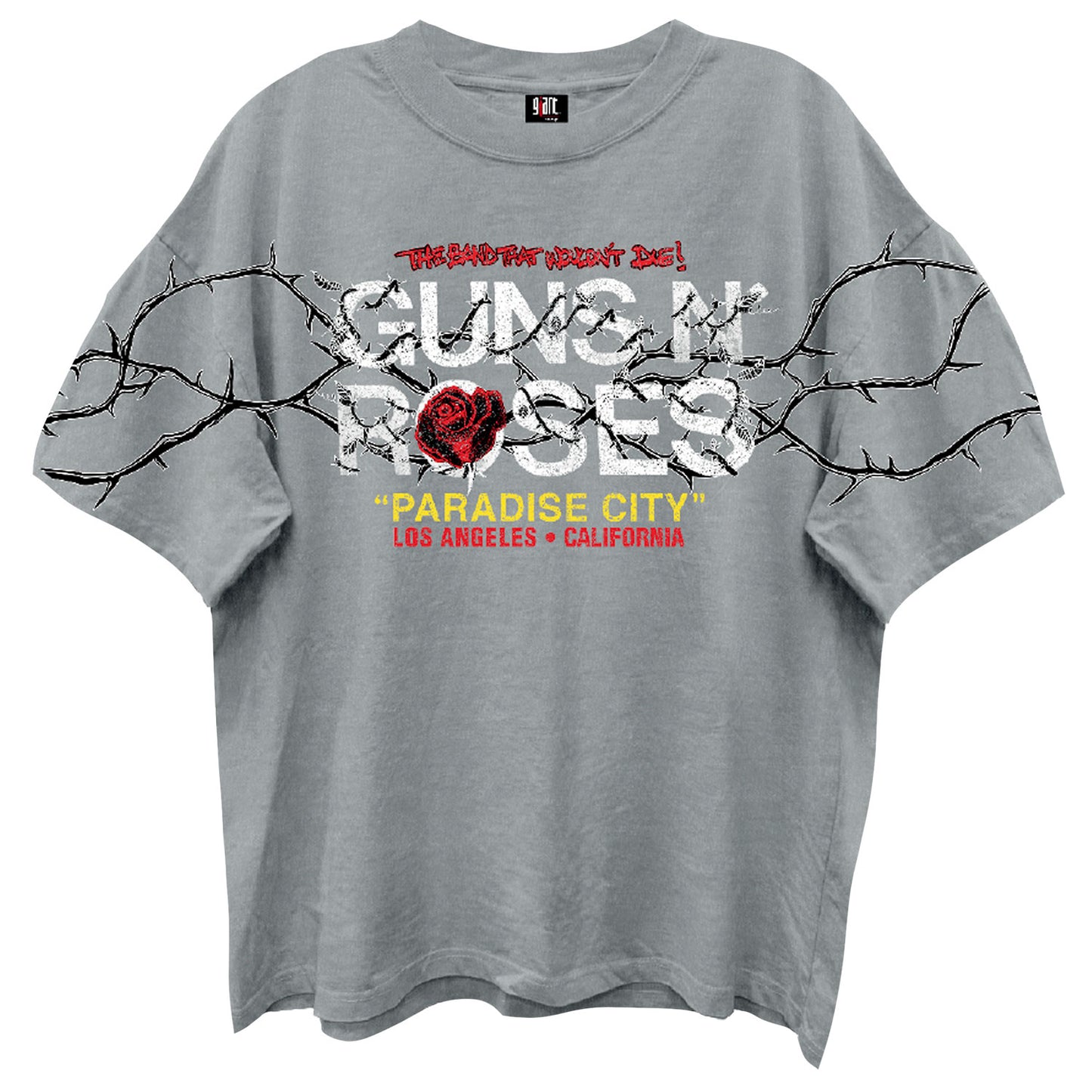 Guns N Roses GNR Paradise City Vintage T-shirt Front