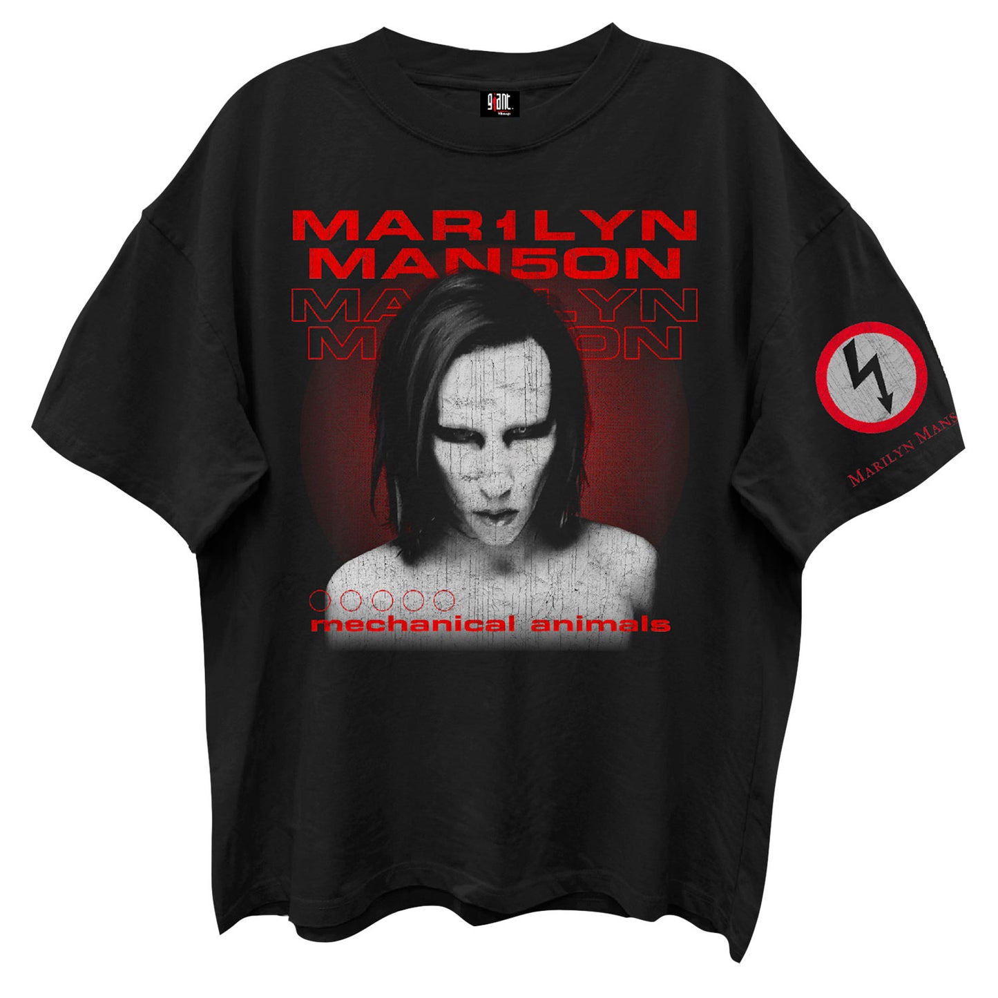 Marilyn Manson Mechanical Animals & Bolt Vintage T-shirt Front
