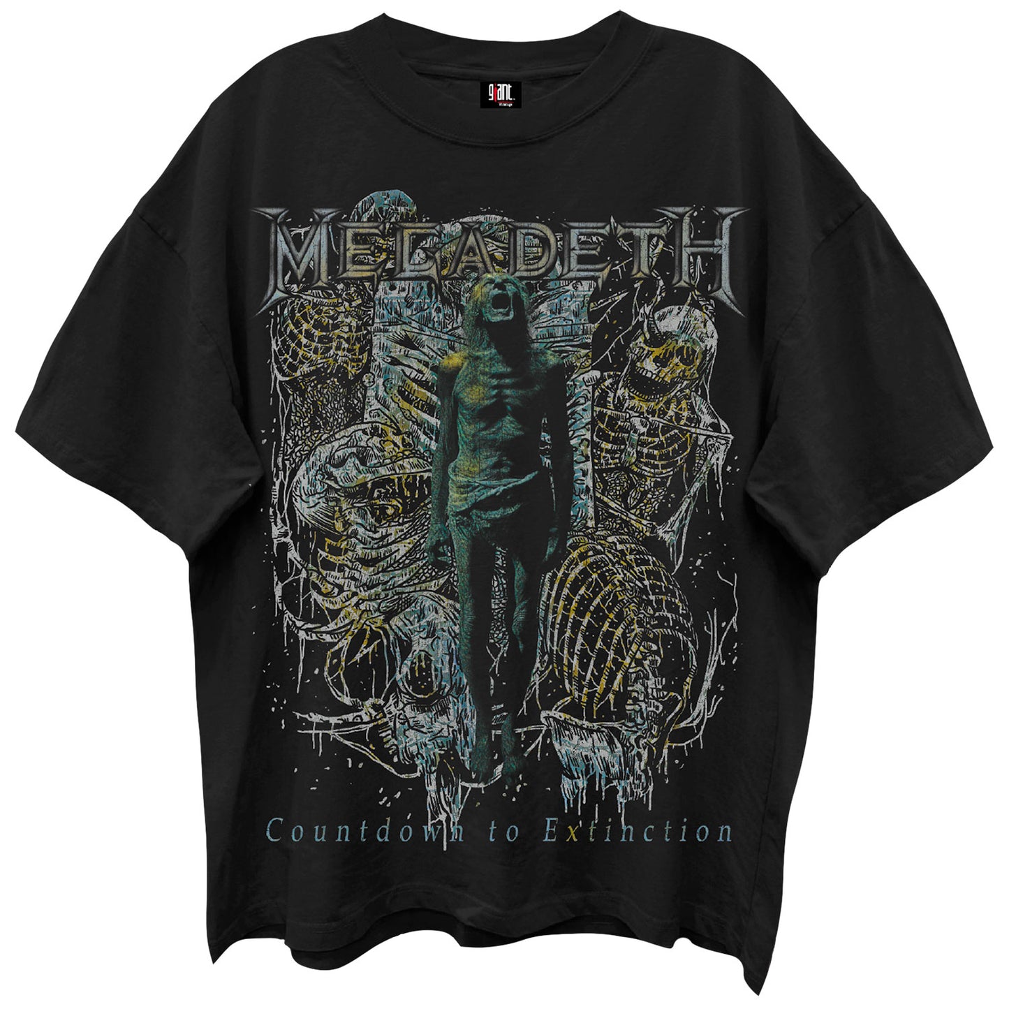 Megadeth Countdown To Extinction Vintage T-shirt Front