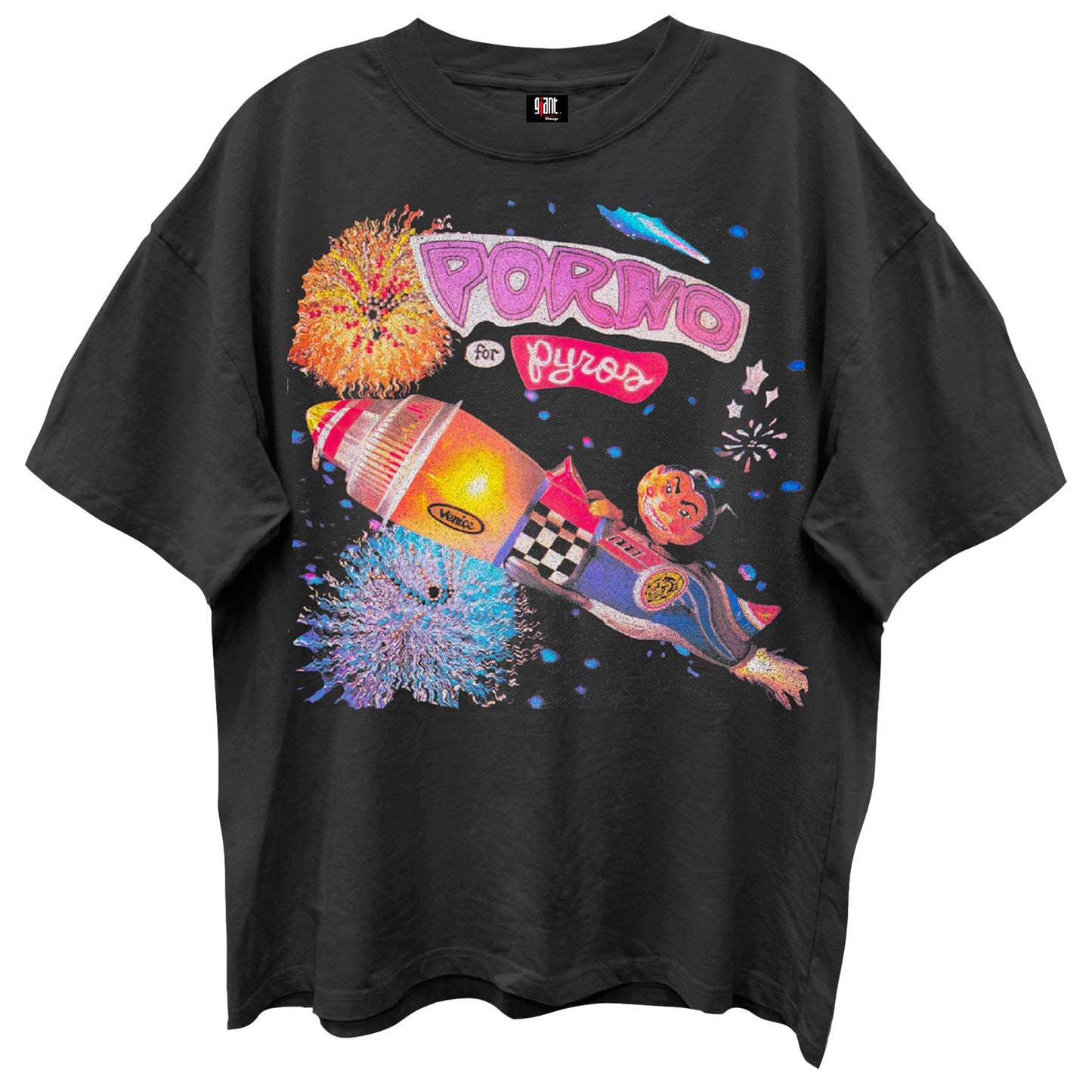 Porno For Pyros Rocket Vintage T-shirt Front