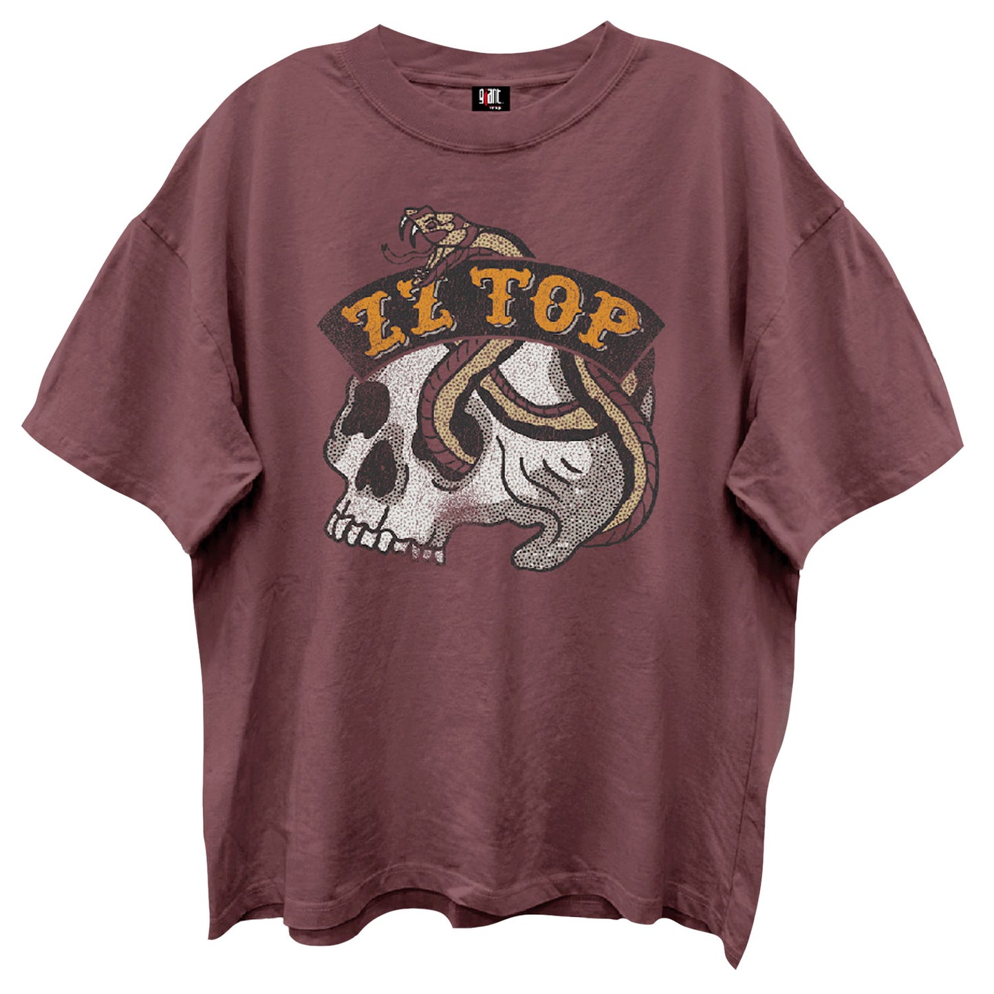 ZZ Top Skeleton Snake Vintage T-shirt Front