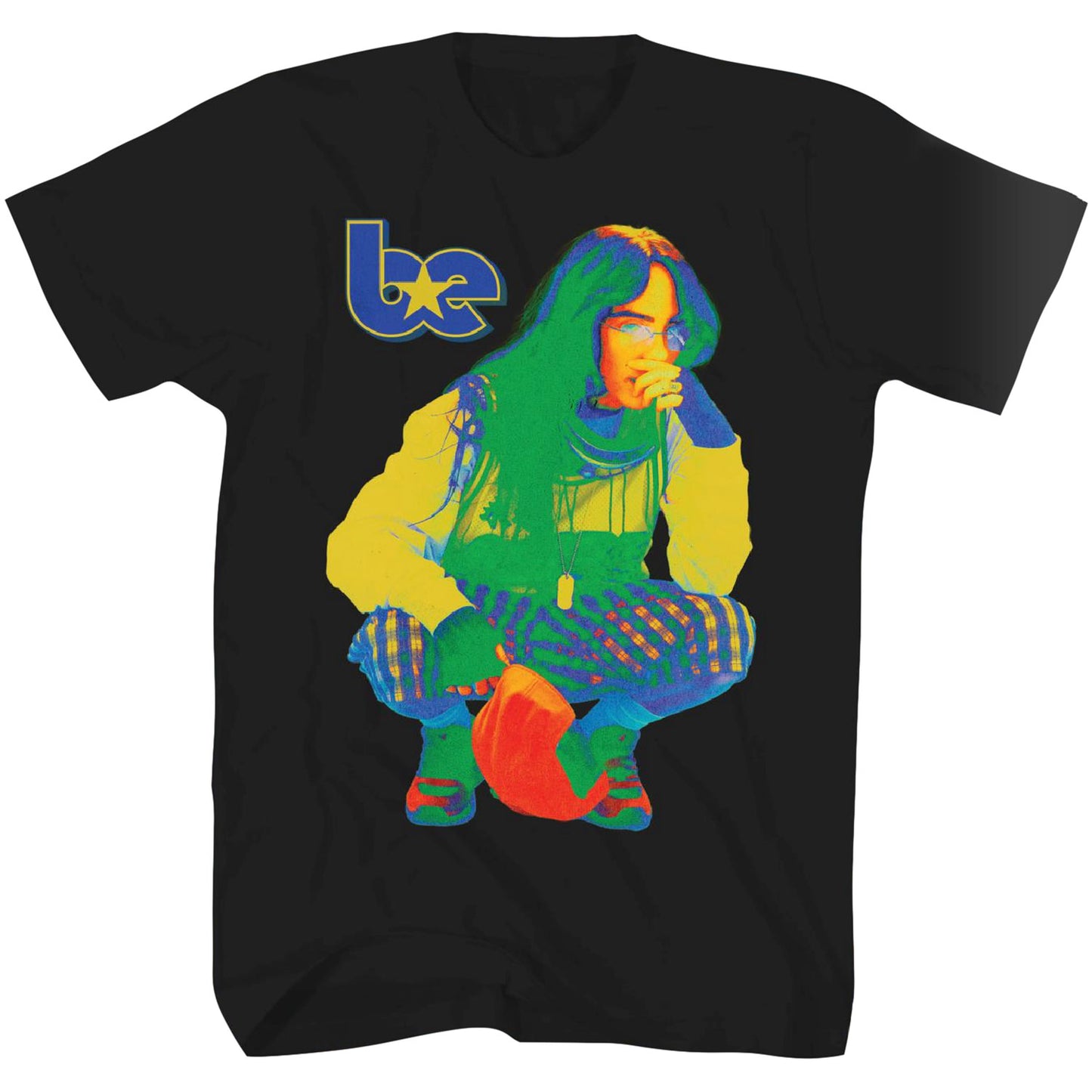 Billie Eilish Be Design Photo On Recycled Ecomax T-shirt Front