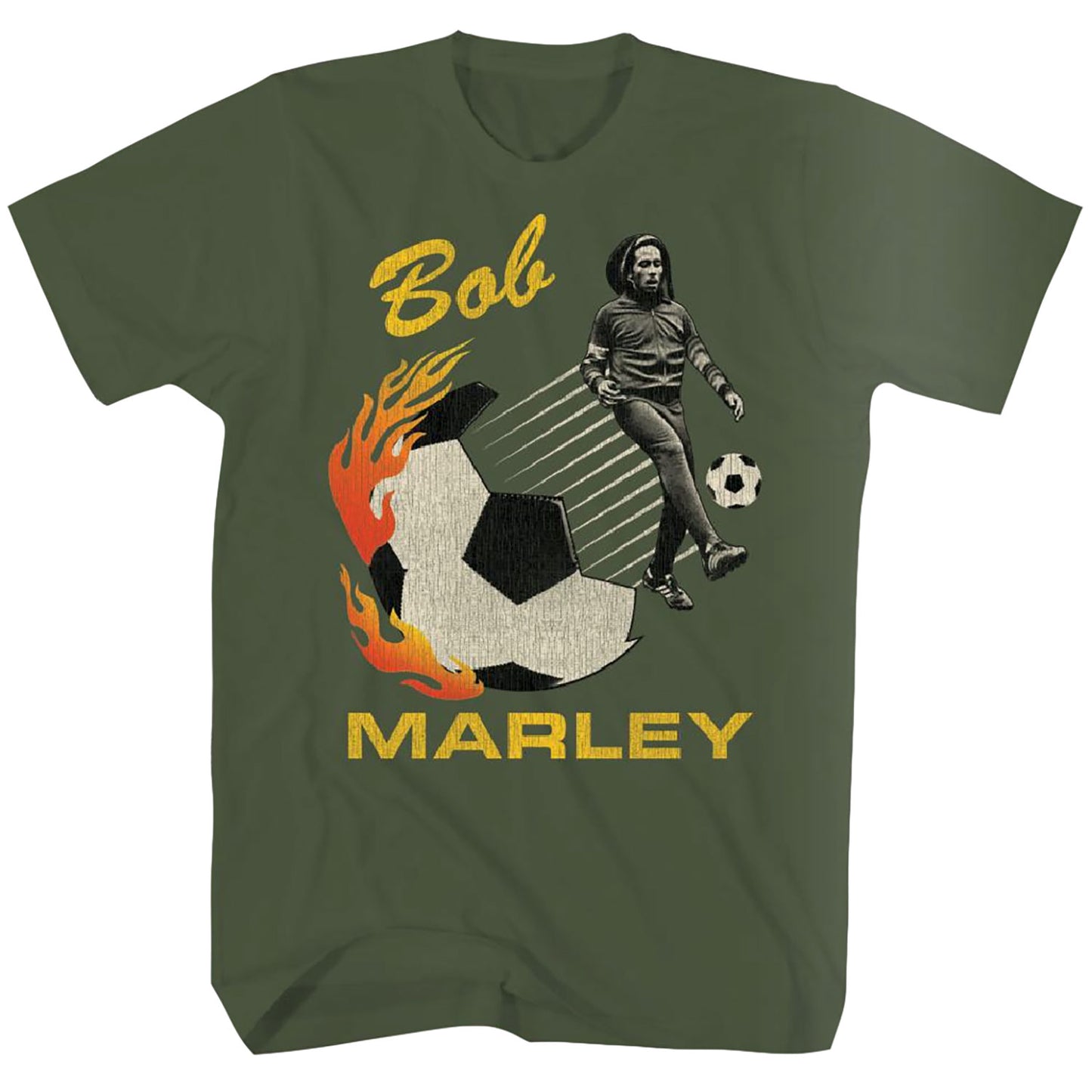 Bob Marley Bob Photo T-shirt Front