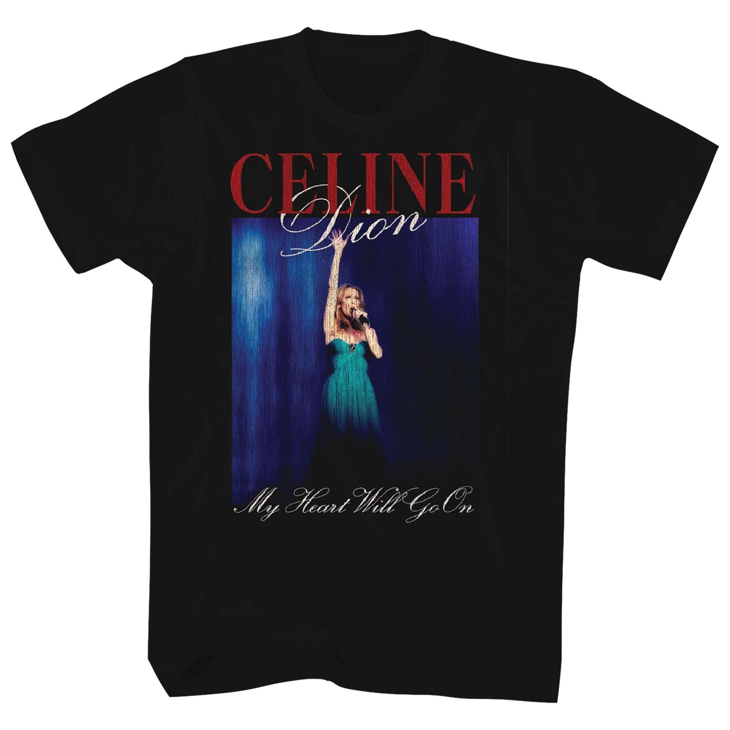 Celine Dion Homage My Heart Will Go On T-shirt Front