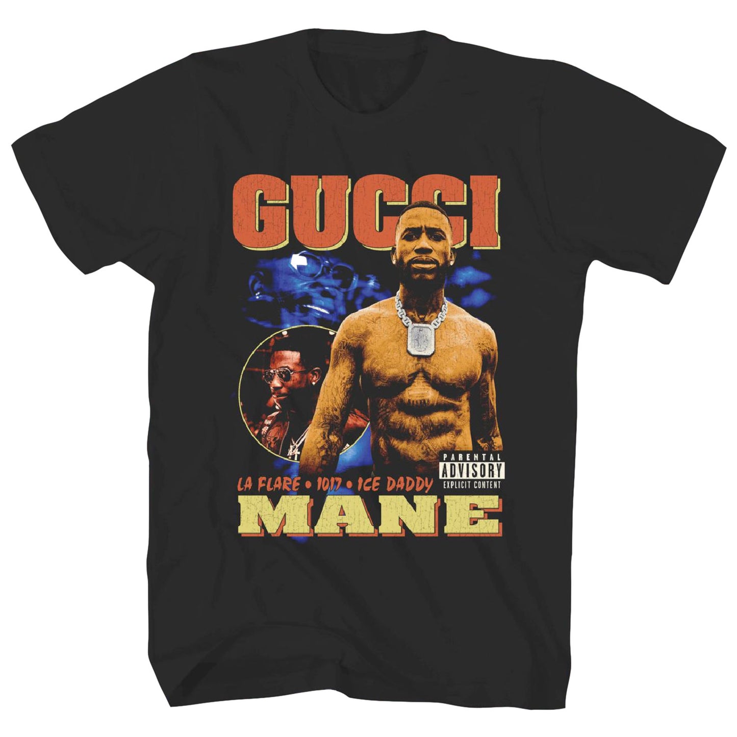 Gucci Mane Collage Artwork T-shirt Front