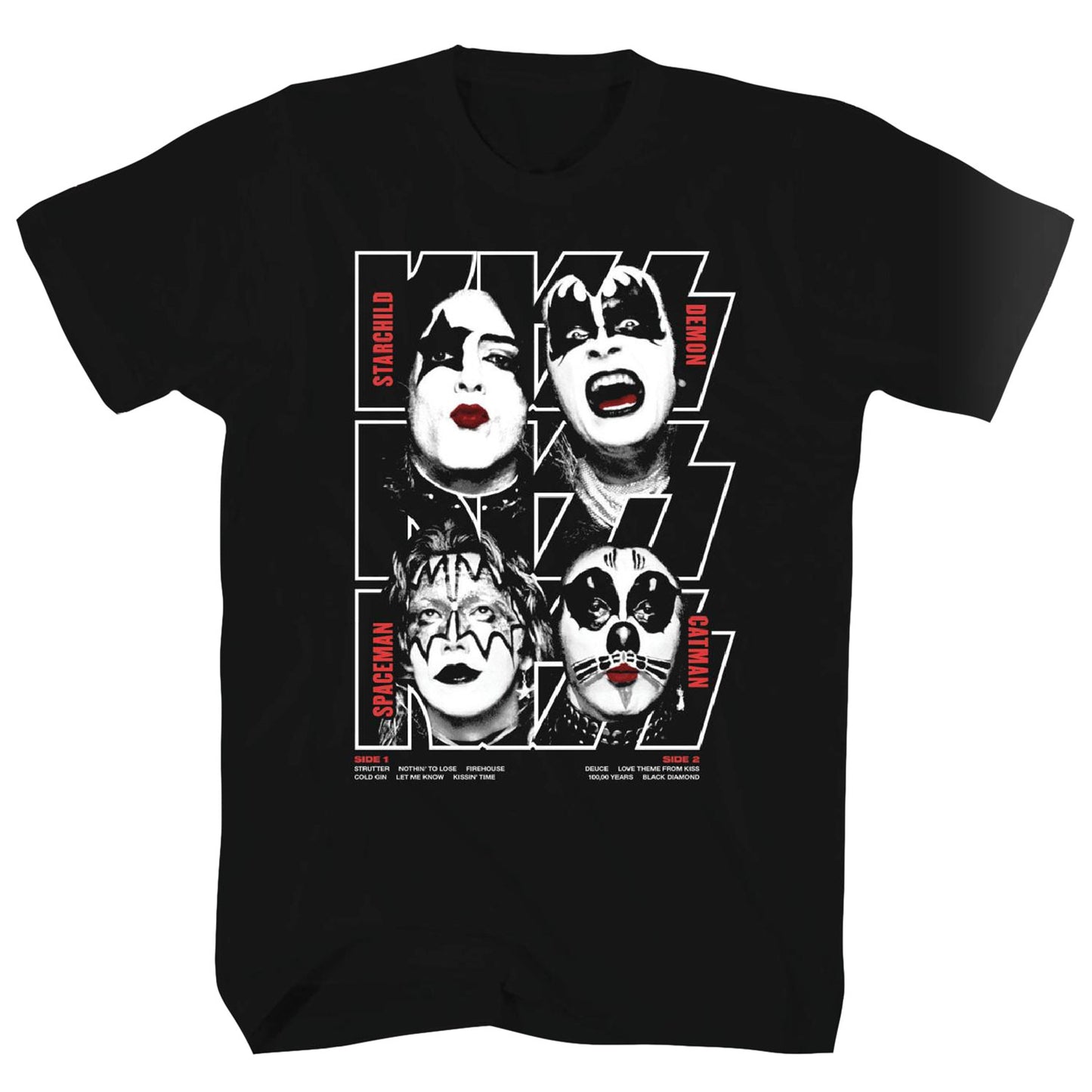 KISS Debut T-shirt Front
