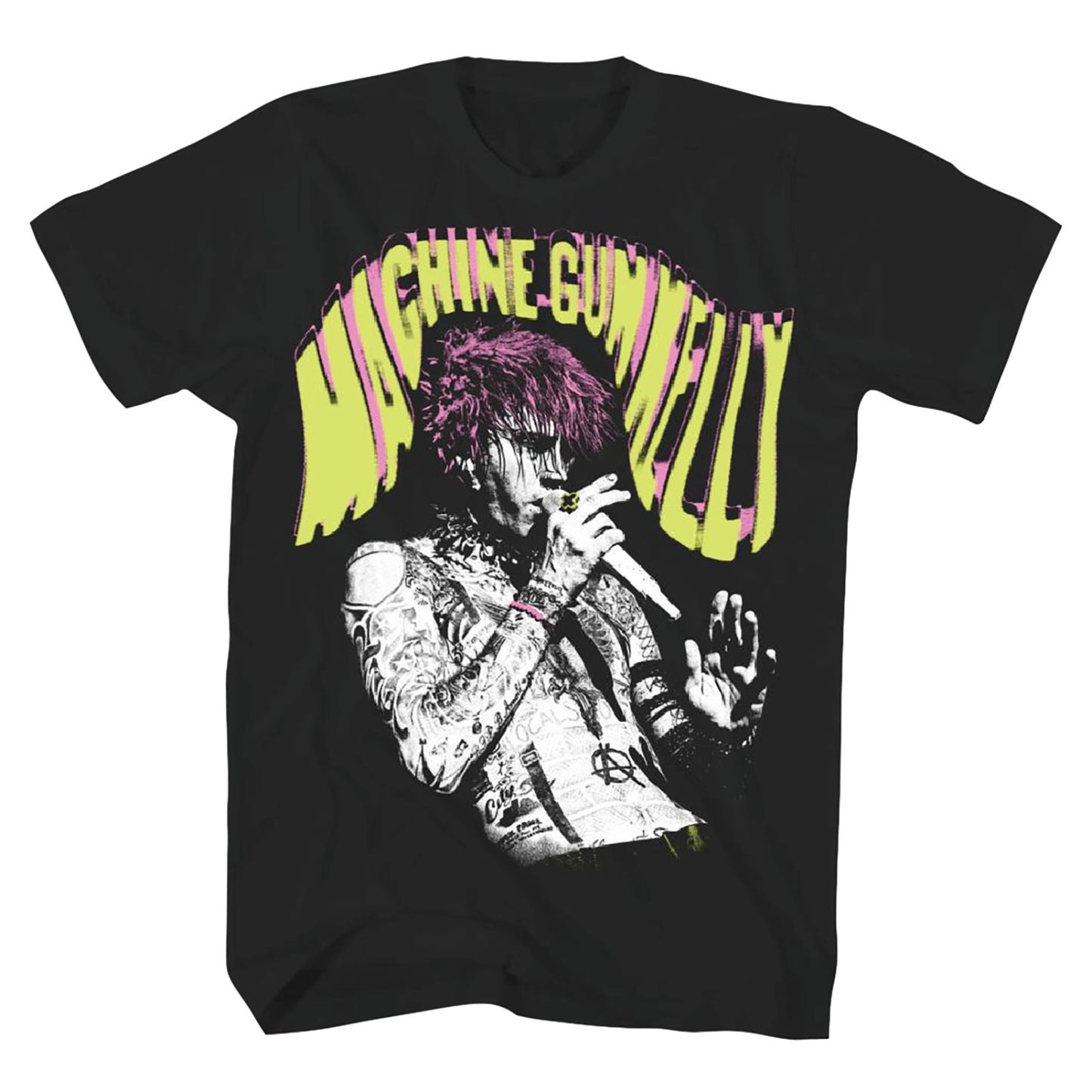Machine Gun Kelly (Music) Mic T-shirt Front