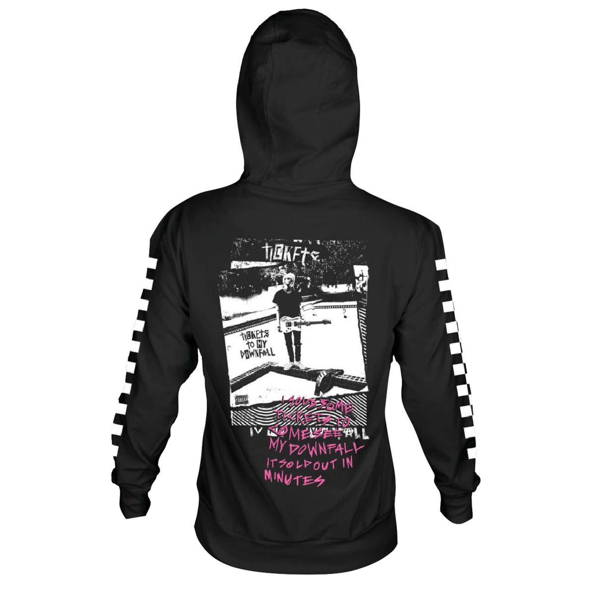 Machine Gun Kelly (Music) Tickets To My Downfall Hooded Sweatshirt Back
