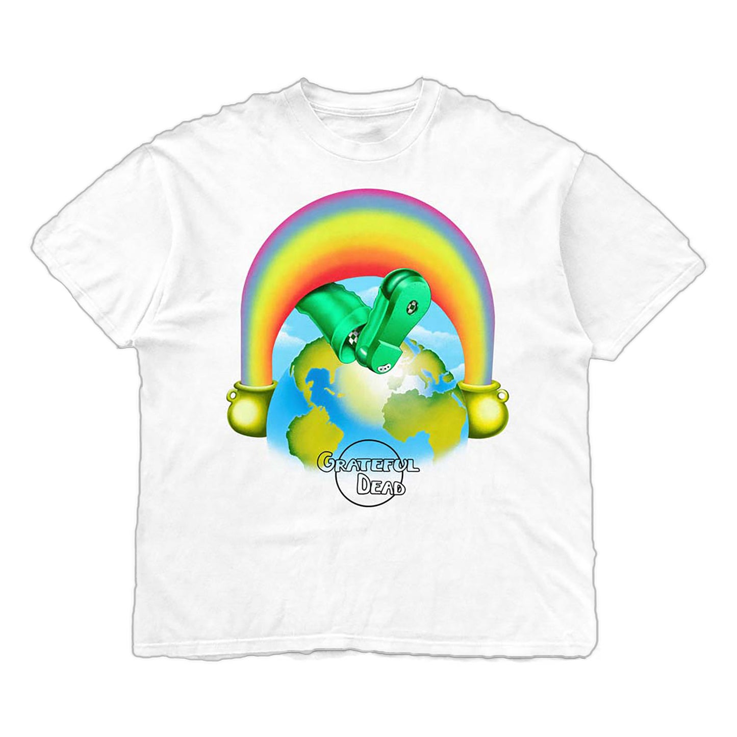 Grateful Dead Shamrock Gold T-shirt Front