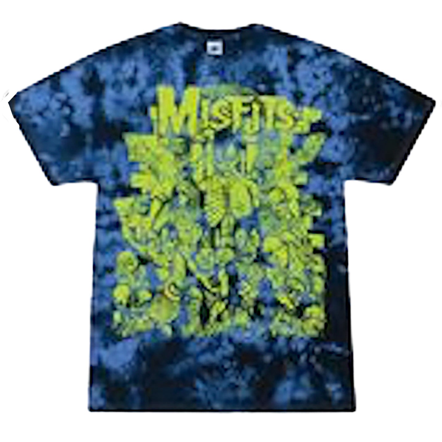 Misfits Earth AD Blue Green Tie Dye Tie Dye T-shirt