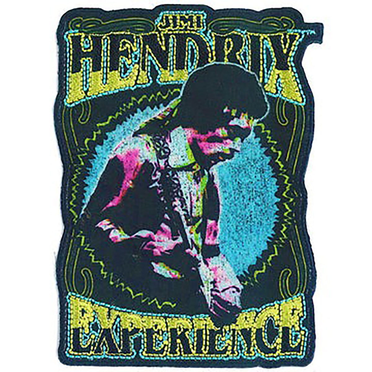 Jimi Hendrix Winterland Embroidered Patch Front