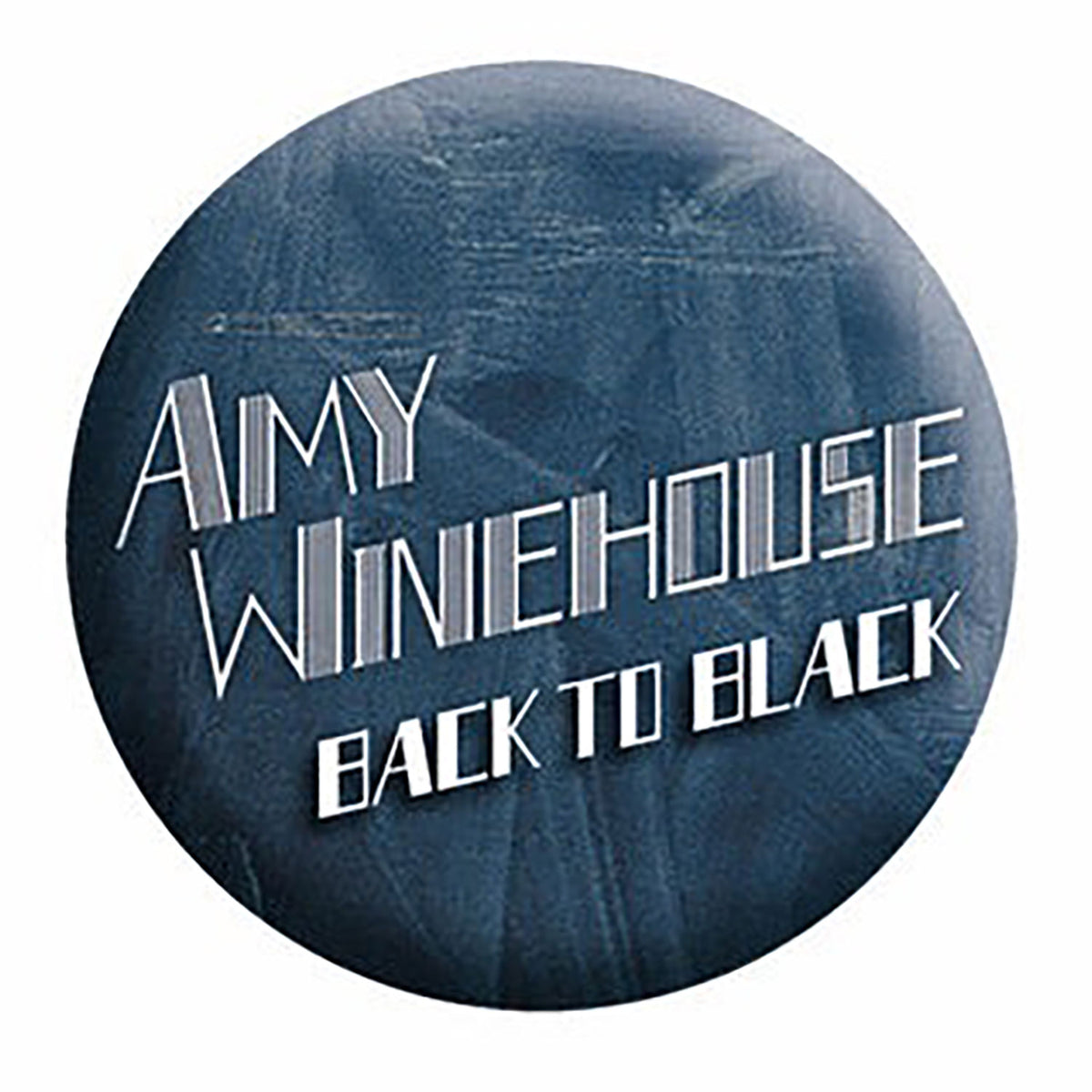 Amy Winehouse Back To Black Button Front