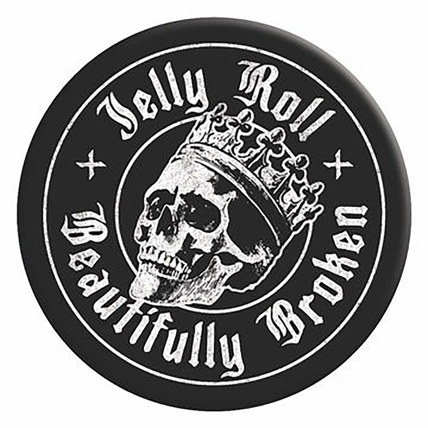Jelly Roll Skull Seal Magnet Front