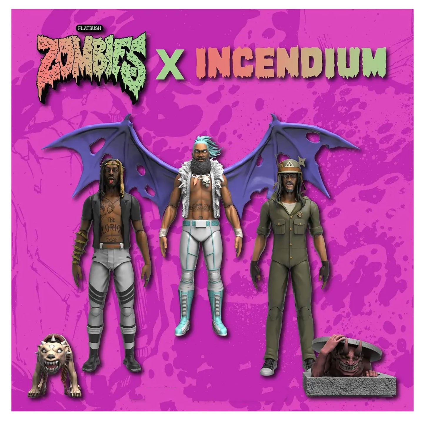 Flatbush Zombies 'Erick The Architect' 5" FigBiz Action Figure Action Figure Alt 2