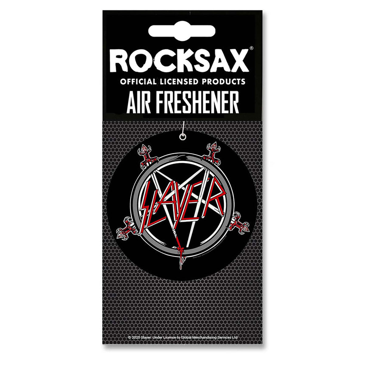 Slayer Pentagram Air Freshener Front