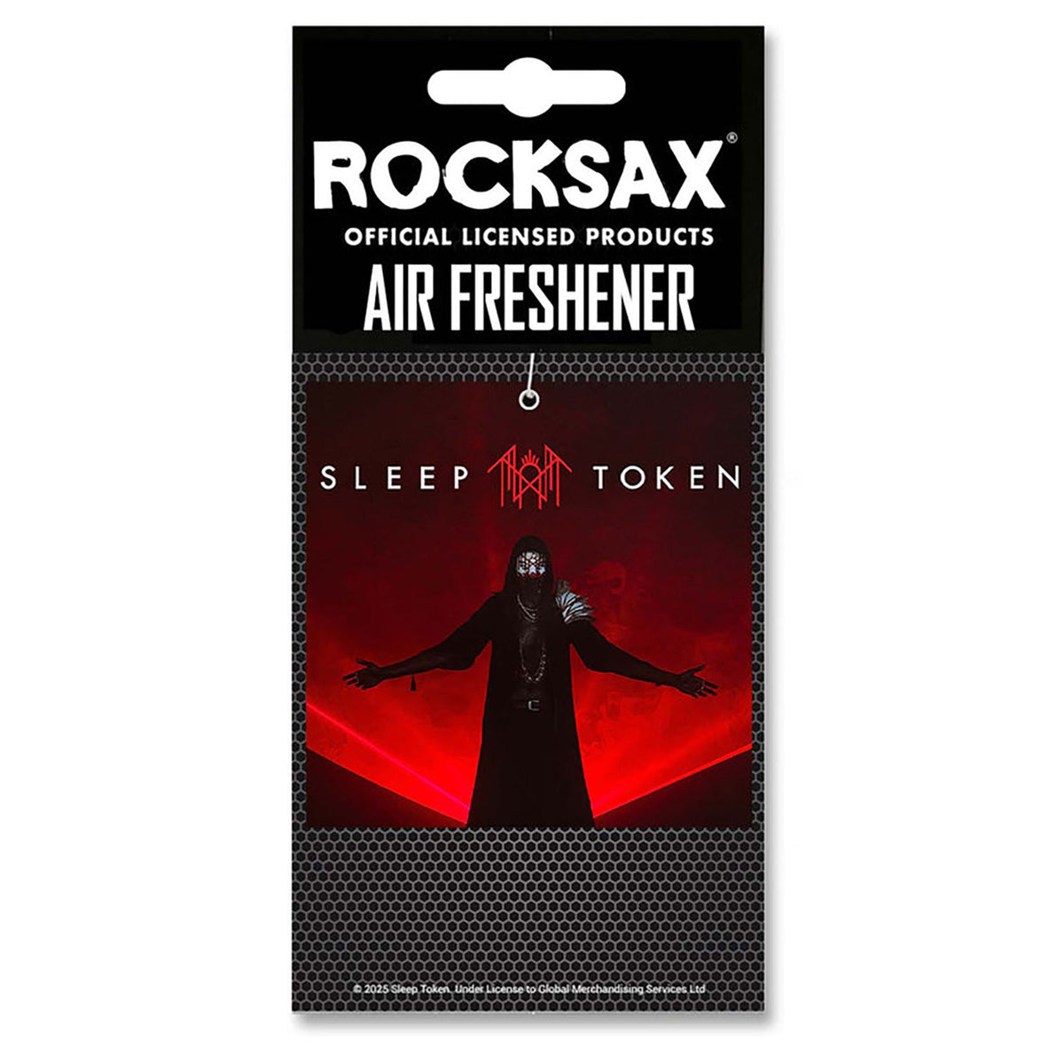 Sleep Token Red Air Freshener Front