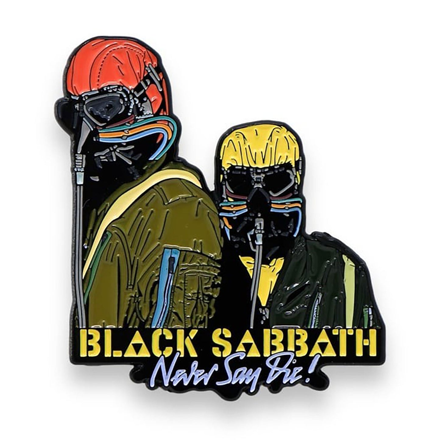 Black Sabbath Never Say Die! Enamel Pin Pewter Pin Badge