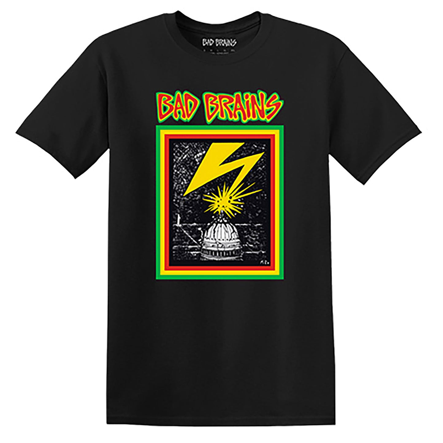 Capitol Strike On Black T-shirt