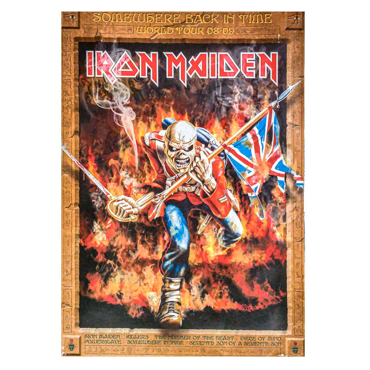 Iron Maiden Somewhere Back In Time World Tour 08-09 Tour Book Front