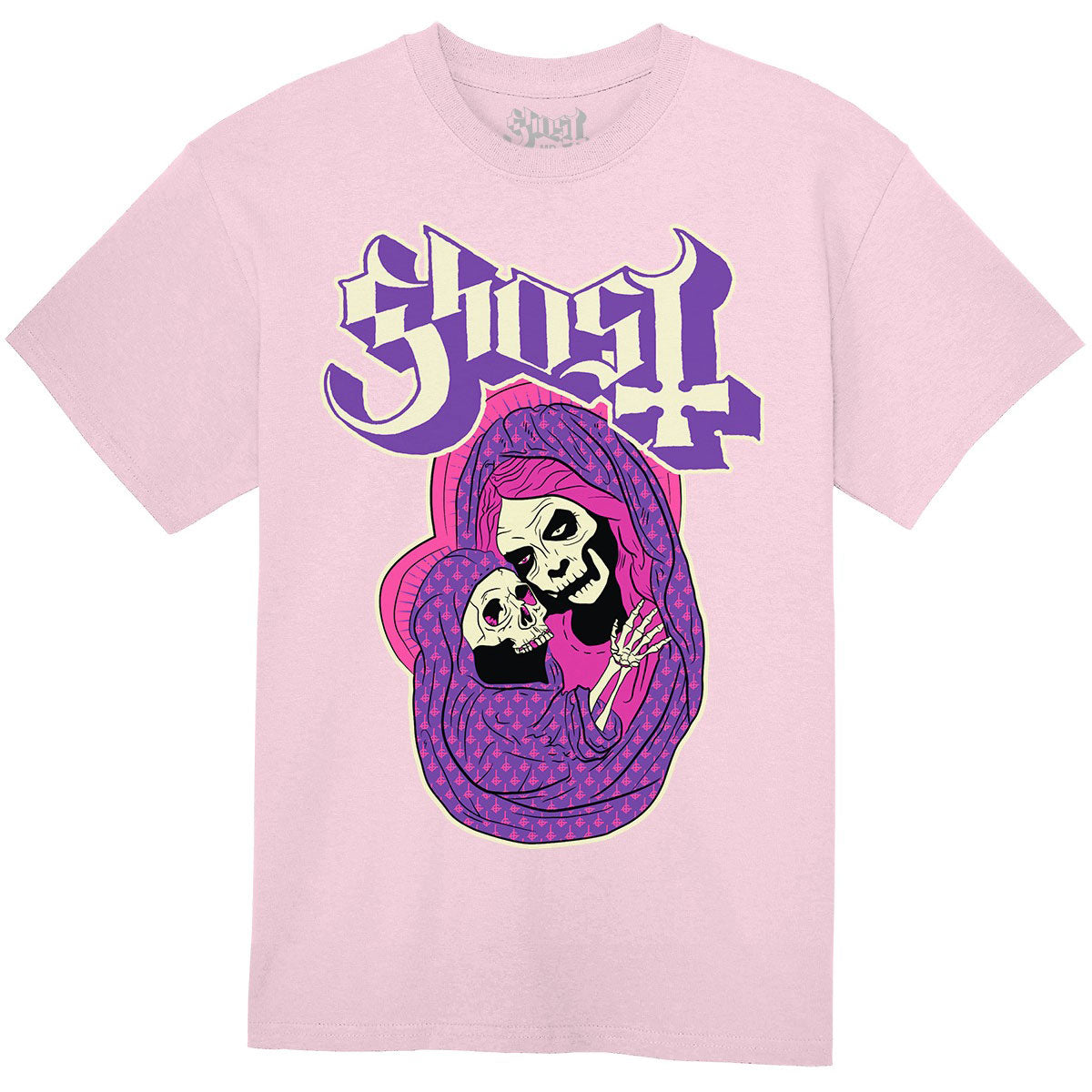 Ghost Chosen One On Pink (Rockabilia Exclusive) T-shirt Front
