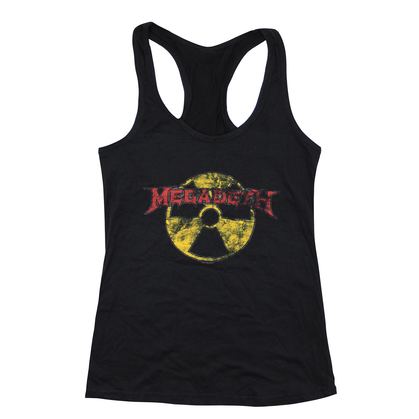Vintage Distressed Radiation Symbol Logo Womens Tank