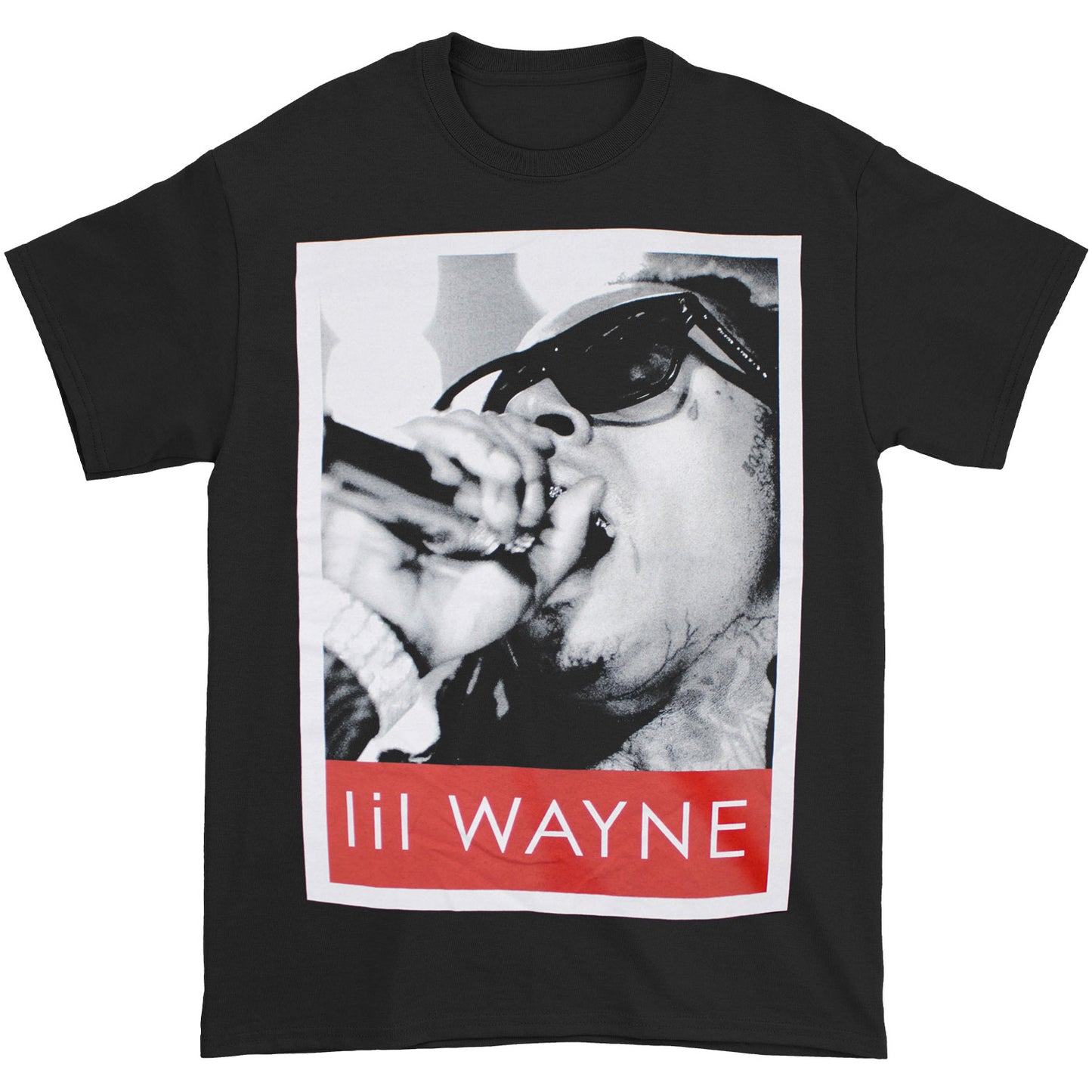 Lil Wayne Jumbo Photo T-shirt Front