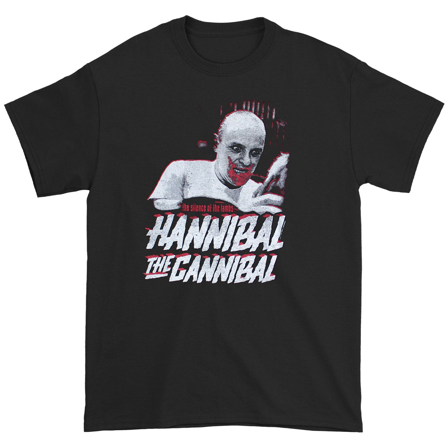 Silence Of The Lambs Hannibal The Cannibal T-shirt Front