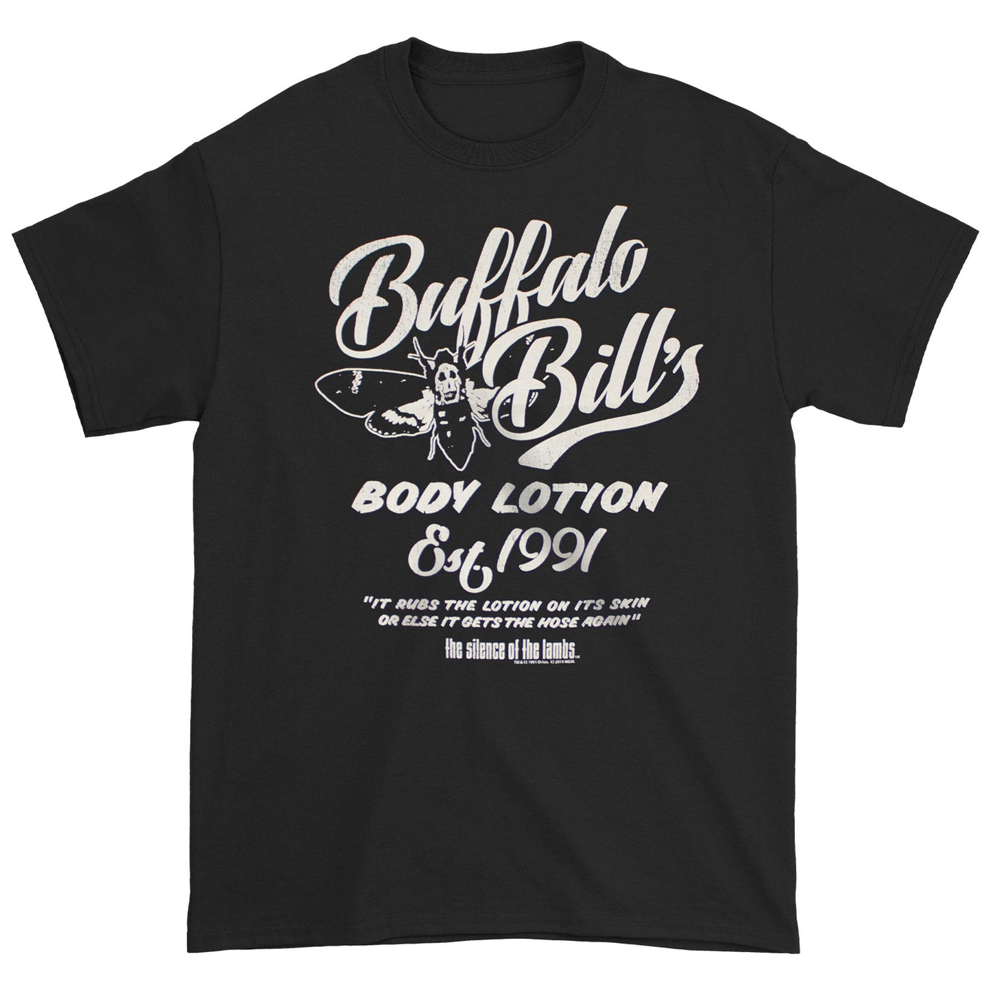 Silence Of The Lambs Buffalo Bill's Body Lotion T-shirt Front
