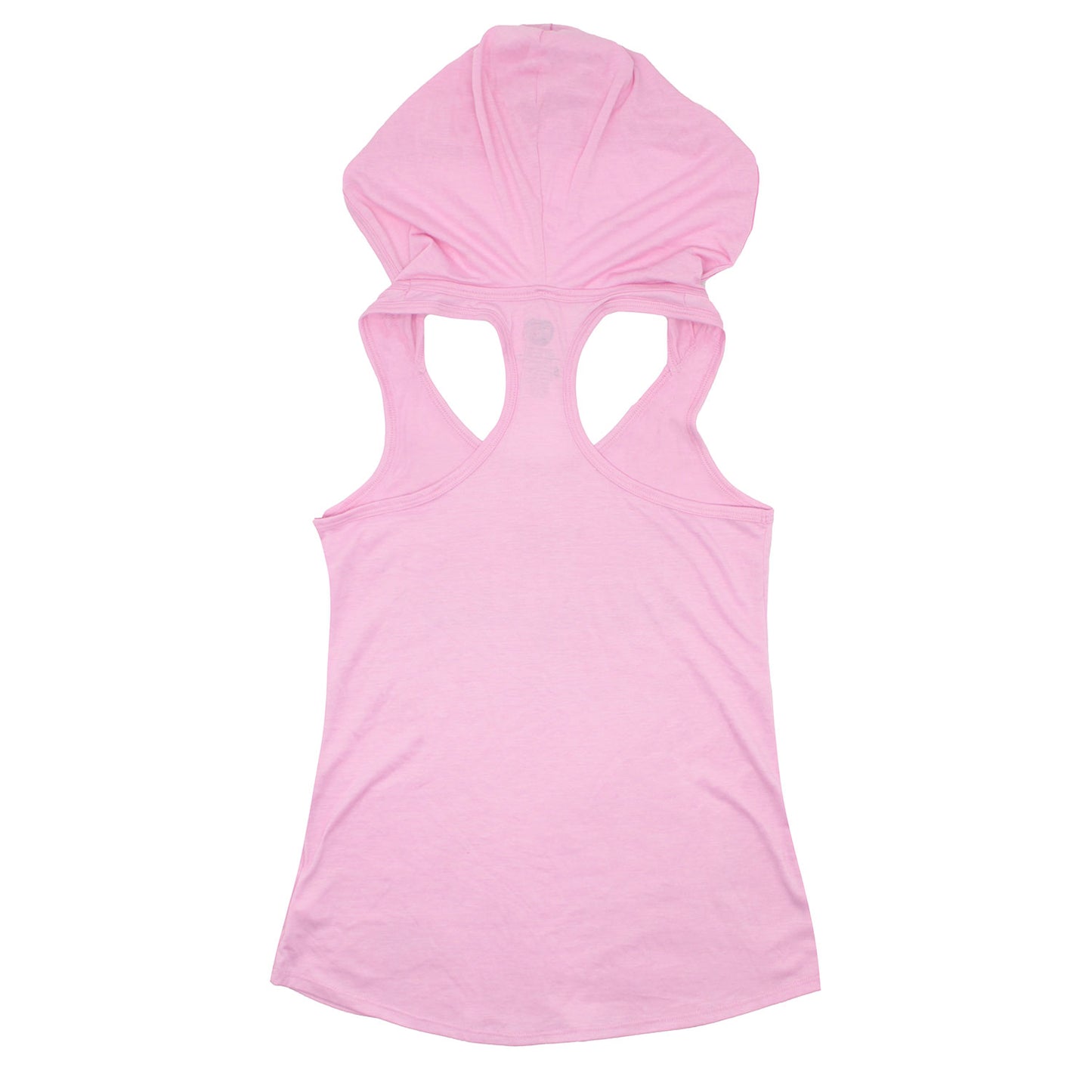 Pink Rhinestones Drop T Logo Hoodie Tank Womens Tank