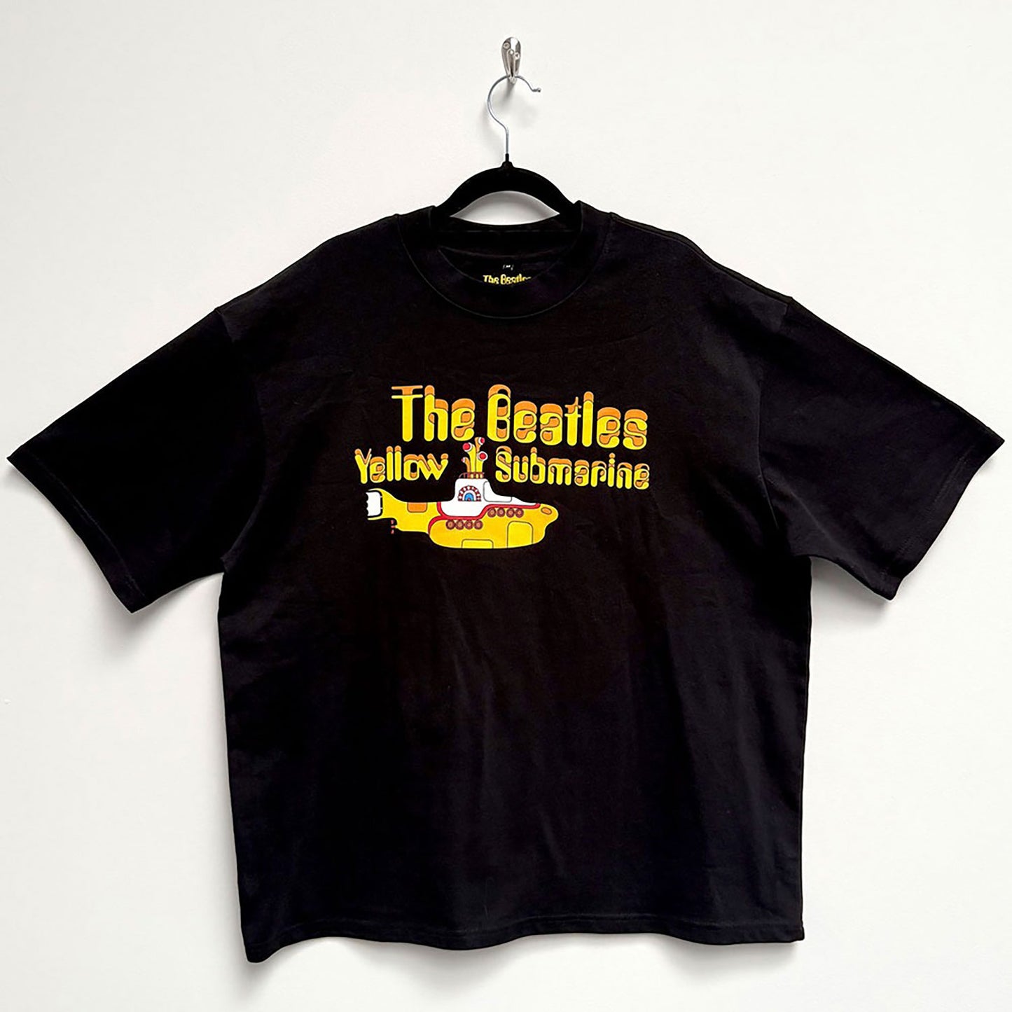 Beatles Logo & Sub Oversized Boxy Tee Vintage T-shirt Back