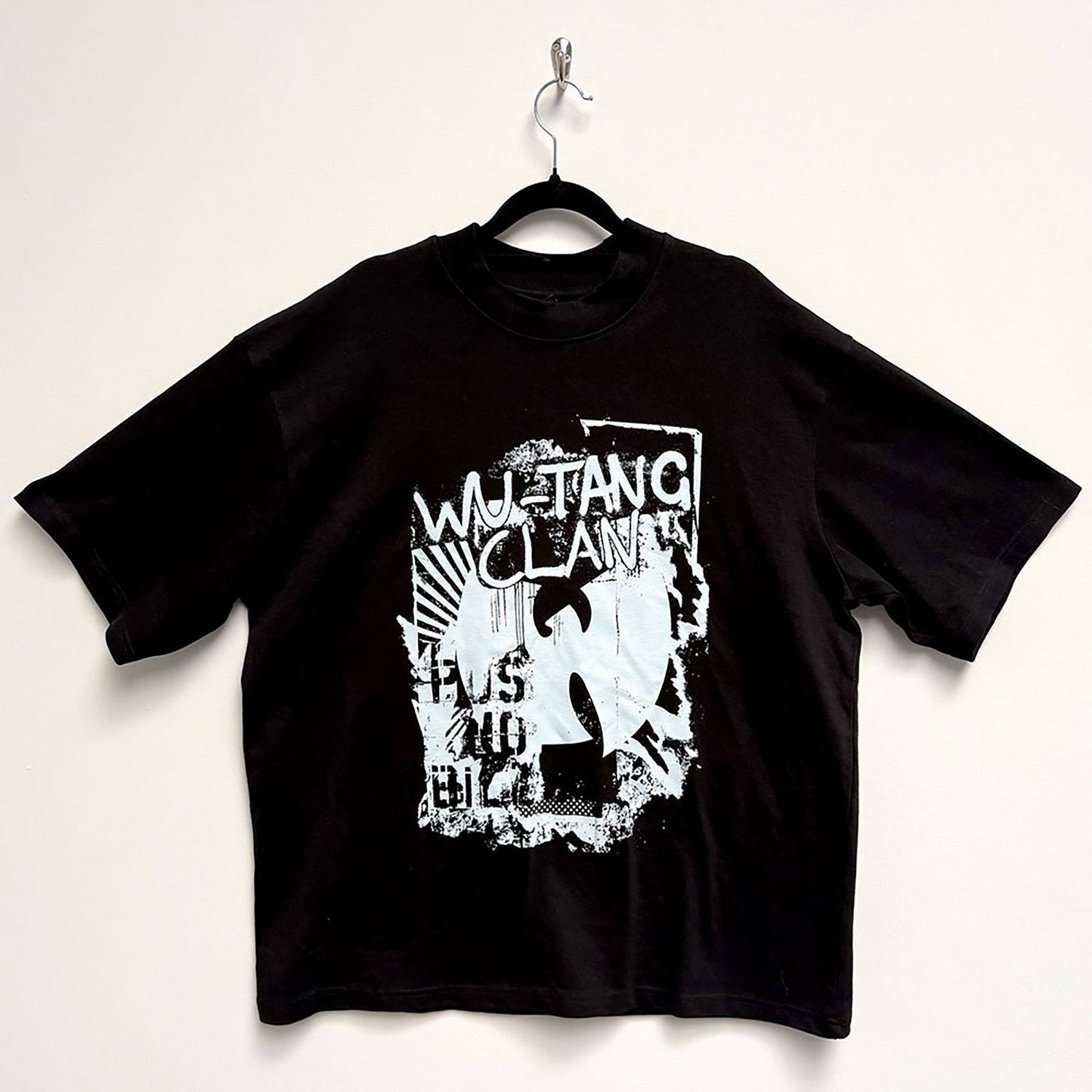 Wu Tang Clan Graffiti Oversized Boxy Tee Vintage T-shirt Back