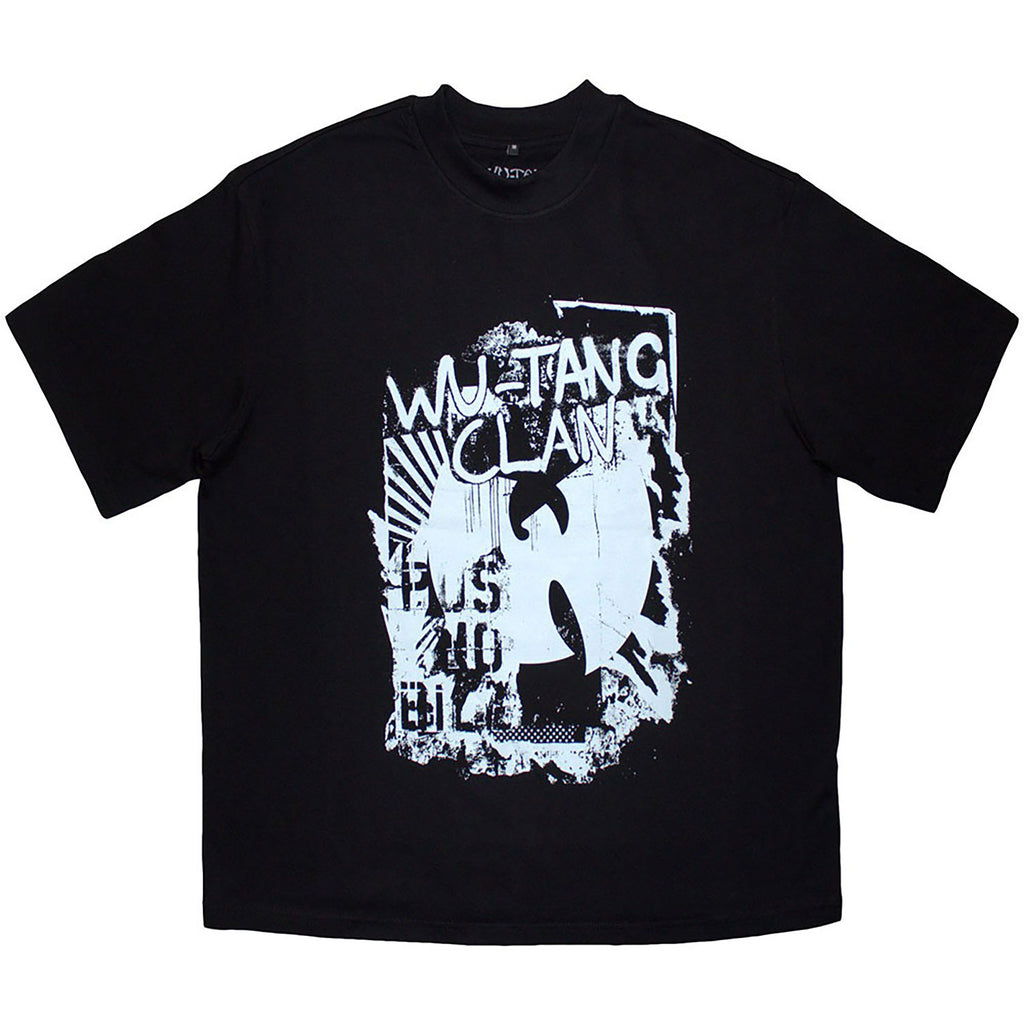 Official Wu Tang Clan Graffiti Oversized Boxy Tee Vintage T-shirt