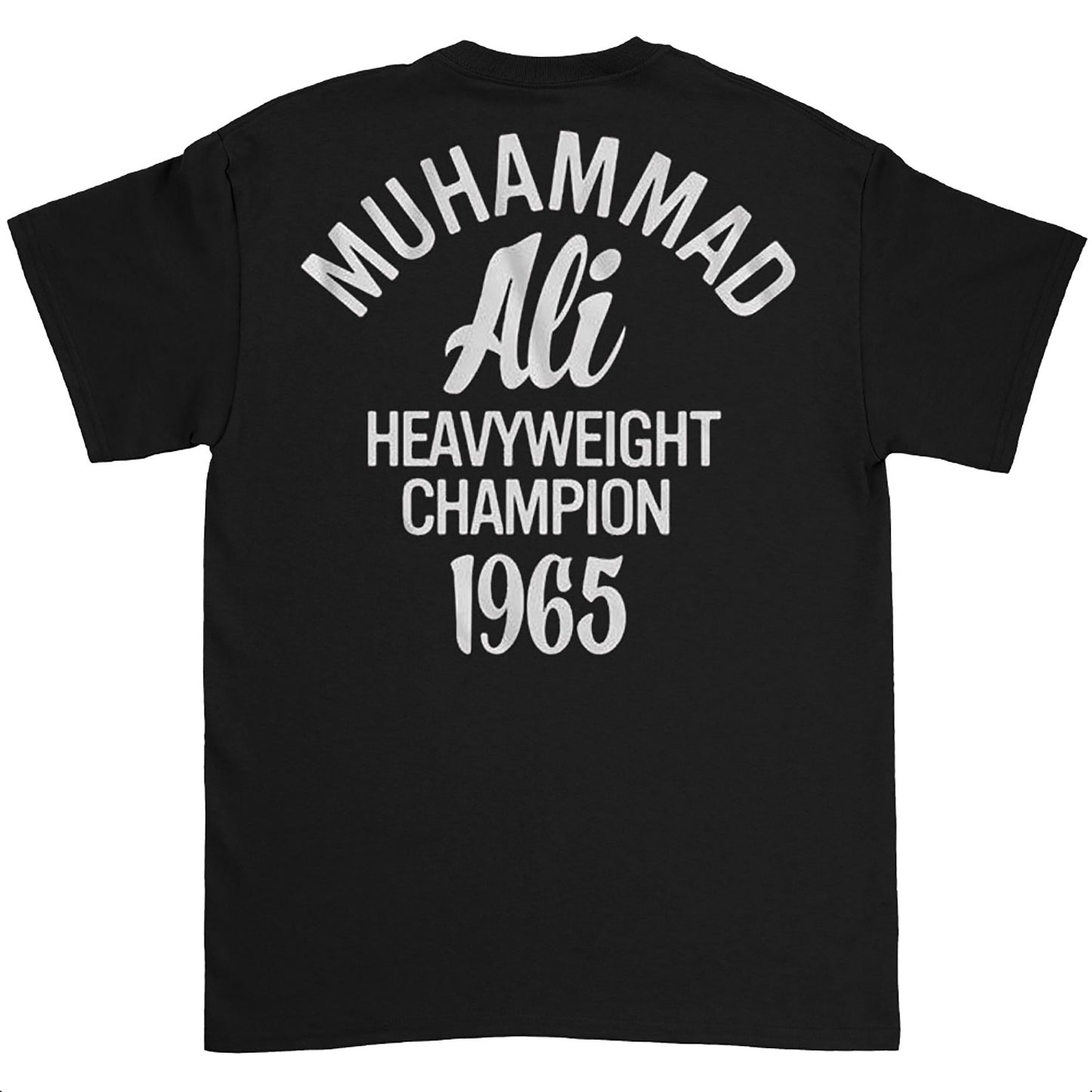 Muhammad Ali Vs Liston 1965 Champ F B T-shirt Back