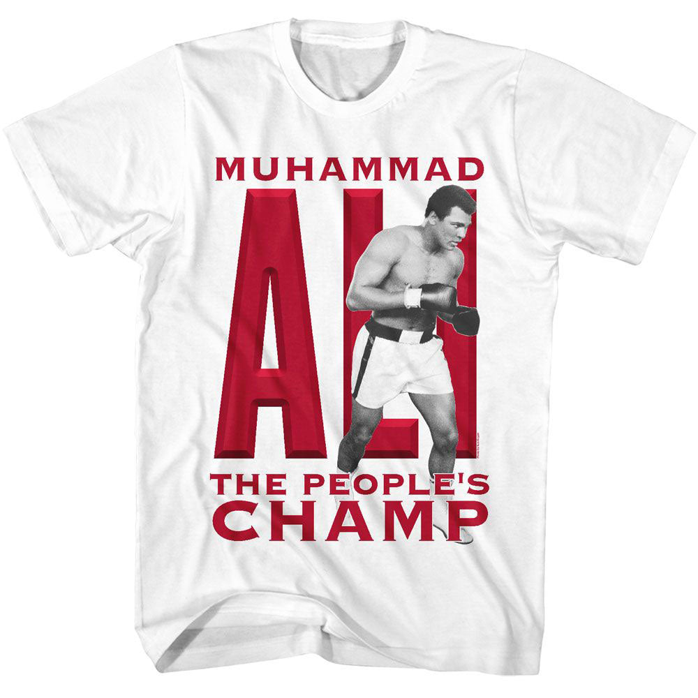 Muhammad Ali Peoples Champ T-shirt Front
