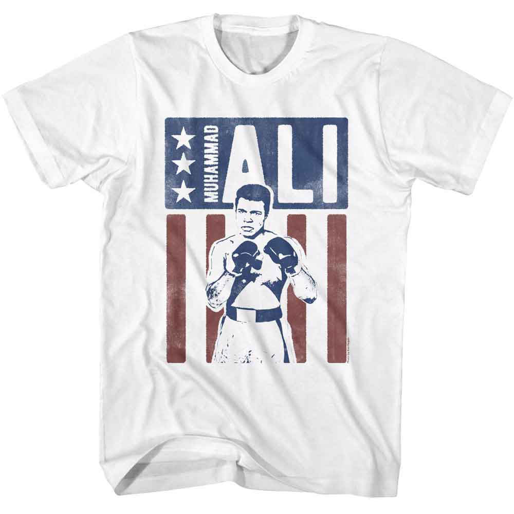 Muhammad Ali Flag T-shirt Front