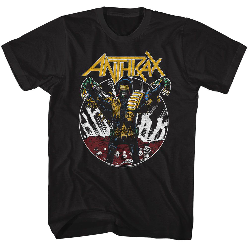 Anthrax Judge Death Vint T-shirt Front
