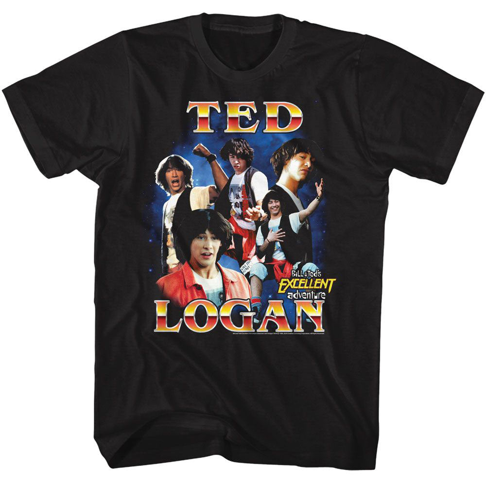Bill And Teds Excellent Adventure Bill And Ted Collage T-shirt Front