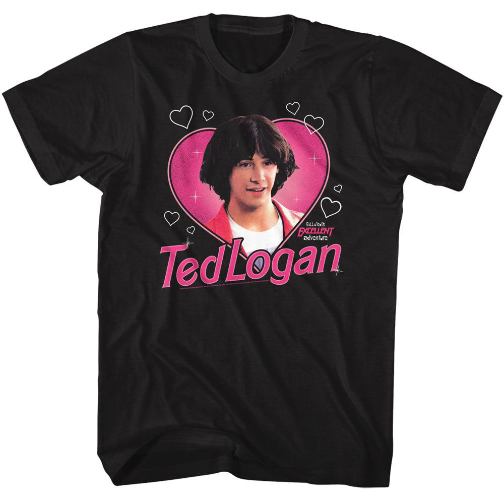 Bill And Teds Excellent Adventure Bill And Ted Heartthrob Ted T-shirt Front