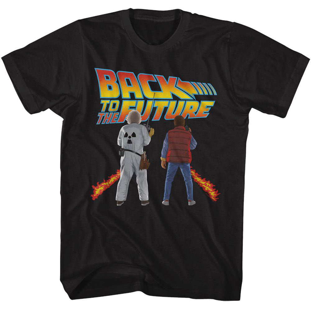 Back To The Future Bttf Doc And Marty T-shirt Front