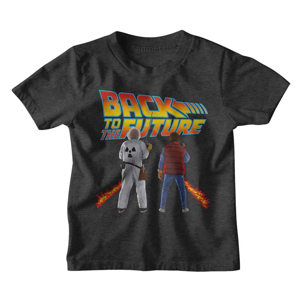 Back To The Future Bttf Doc And Marty Youth T-shirt Front