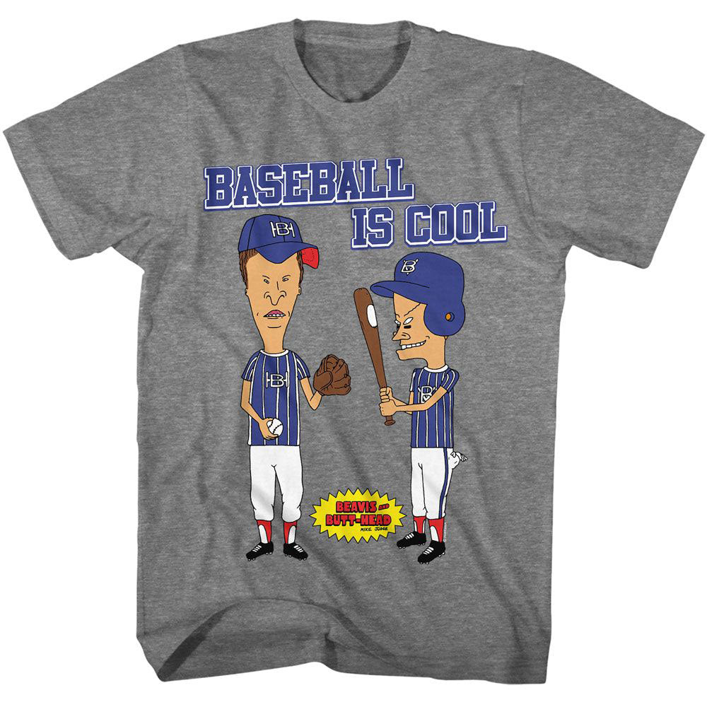 Beavis And Butthead Baseball Is Cool T-shirt Front