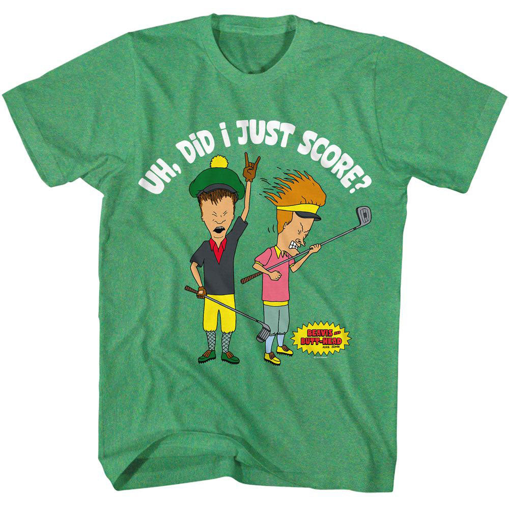 Beavis And Butthead Did I Just Score T-shirt Front