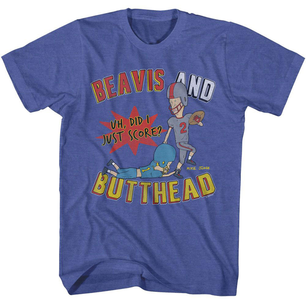 Beavis And Butthead Football T-shirt Front