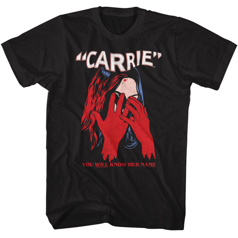 Carrie Face Cover T-shirt Front